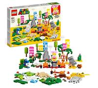 LEGO Super Mario Toolbox Creativa, Crea i Tuoi Livelli con Personaggi, Elementi Erbosi, Desertici e Lavici da Abbinare agli Starter Pack, Idea Regalo per Bambini e Bambine da 6 Anni 71418