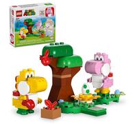 LEGO Super Mario Yoshis - Set di espansione a forma di uovo e foresta, giocattolo da collezione per bambini, 2 personaggi costruiti in mattoni, regalo per ragazze, ragazzi e giocatori dai 6 anni in