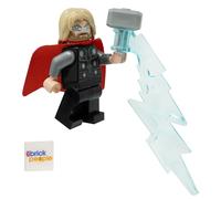 LEGO Supereroi Marvel: Thor Minifigure con Mjölnir e Lightning
