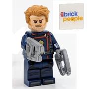 LEGO Supereroi: Star Lord Minifigure con Blaster e Speeder