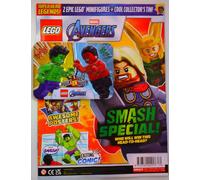 Lego Superhero Legends Rivista Avengers #35 2026 + Hulk vRed Hulk Tin Collezione