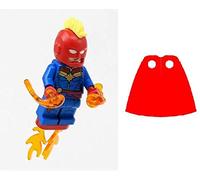 LEGO Superheroes: Captain Marvel with Helmet and Power Blasts Plus Bonus Cape