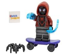LEGO Superheroes Spider-Man: Miles Morales Minifigure con Skateboard e Web Blasts