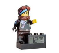 LEGO Sveglia Movie 2 Wyldstyle, display digitale LCD con retroilluminazione, sveglia e snooze, circa 24 cm