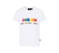 LEGO T-Shirt Create Your World LWTaylor 303, 101 White, 122 Unisex-Adulto