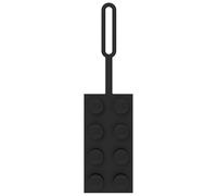 LEGO Tag Borsa 2x4, nero, 7 inches x 2.5 inches x 0.25 inches