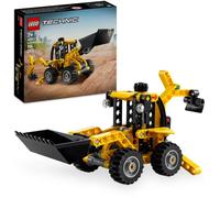 Lego technic scavatrice a cucchiaia rovescia, giochi per bambini 7+, veicolo con escavatore posteriore, pala e stabilizzatori