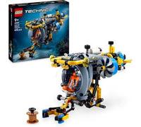 LEGO Technic Sottomarino per Esplorazioni Abissali, Giocattolo da Costruire con Eliche Mobili e Cabina Apribile, Giochi per Bambini e Bambine da 9 Anni in su, Idea Regalo di Compleanno Creativa 42201