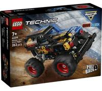 Lego Technic 42219 Monster Jam Grave Digger fuoco e ghiaccio