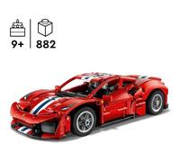 LEGO Technic Auto Ferrari 488 PISTA - Macchina Giocattolo con Motore V8, Sterzo e Differenziale - Decorazione da Cameretta - Regalo per Gamer, Bambini e Fan degli Sport Motoristici da 9 Anni - 42235