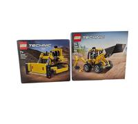 Lego® Technic Bundle: 42163 - Bulldozer a carico pesante & 42197 - Set 2 in 1 per appassionati di tecnologia