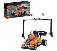 LEGO Technic Camion da Gara Trasformabile in Auto da Corsa, Set da Costruzione 2in1 con Motore Pull-Back, 42104