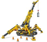 LEGO Technic Gru Cingolata Compatta, Ricostruibile a Torre Compatta, Set di Costruzioni 2in1, 42097