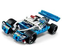 lego technic - inseguimento della polizia - macchina dotata di motore pull-back - 42091
