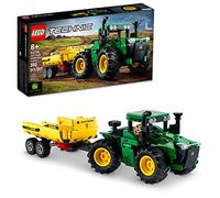 LEGO Technic John Deere 9620R 4WD Tractor, Giochi Creativi per Bambini e Bambine da 8 Anni, Trattore Giocattolo con Rimorchio Ribaltabile, Replica da Collezione in Stile Classico da Costruire 42136