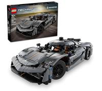LEGO Technic Koenigsegg Jesko Absolut Grey Hypercar, set di giocattoli per la costruzione di auto sportive per ragazzi e ragazze 42173