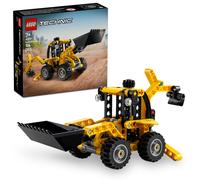 lego technic - scavatrice a cucchiaia rovescia - lego 42197 con escavatore posteriore, pala e stabilizzatori anni 7+ 104pz