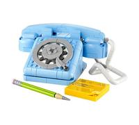 LEGO Creator 3in1 Telefono Retrò con Disco di Selezione Rotante - Si Trasforma in un Modello Anni '80 o in 2 Telefoni Cellulari Anni 2000 - Regalo Creativo per Bambine e Bambini da 8 Anni - 31174