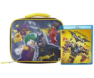 LEGO The Batman Movie Lunch Box/Bag with Bonus Detachable Cape Included!