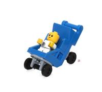 LEGO Town City Minifigure - Baby in Blue Stroller (60204)
