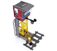 LEGO Treno Città Cargo Segnale Scatola Controllo Centro Torre Da 60198 Nuovo