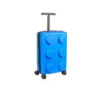 LEGO® - Trolley con ruote silenziose, lucchetto TSA, capacità espandibile (26-31 litri) e impilabilità; realizzato in materiale privo di PVC, ideale per gli appassionati di LEGO® e i viaggi., blu