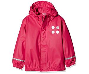 Lego Wear Lego Jamaica 101 Giacca Impermeabile, Unisex bambini, Rosso, 146