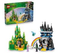 LEGO Wicked Città di Smeraldo e Castello Kiamo Ko 75689 | Giochi per bambine da 9 anni, giocattolo da esposizione, con mini bamboline di Elphaba e Glinda, idea regalo, 860 pezzi