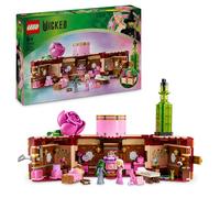 LEGO Wicked Il Dormitorio di Glinda ed Elphaba - Giocattolo da Esposizione con 2 Mini Bamboline e Accessori, tra cui Bacchette e Baule - Regalo per Bambine da 8 Anni in su Fan del Film - 75683