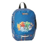 LEGO - Zaino unisex per asilo - LEGO o Ninjago - Zaino leggero - Riflettori su tutti i lati - 3 - 6 anni, Lego Ninjago Family, s
