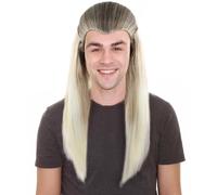 Legolas Parrucca Elfo Bionda Capelli Lunghi Lord Of The Rings Cosplay