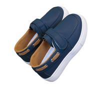 Legou Scarpe da ragazzo Slip On Ballerine Mocassini Casual Sneaker, Blu A, 4.5 Years