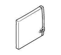 Legrand 001328, Sportello per quadro di distribuzione, 8 moduli