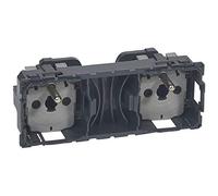 Legrand 067124 Presa di corrente Doppia Precablata Standard, 2P+T