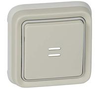 Legrand - 069861 pulsante C/lumine Bianco Plexo II monob. EMP Ref. 6565150048