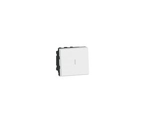 Legrand 077021L - Permutatore Mosaic 2 moduli, 10AX, 250V, bianco