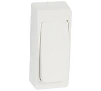 Legrand 086085E - Pulsante stretto 6A, OTEO, Bianco