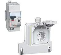 LEGRAND 090470 GREEN'UP ACCESS IP66 IK08 kit presa + differenziale pronto per l'installazione (versione tedesca)