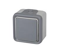 Legrand 191502 Plexo - Pulsante impermeabile IP55, colore: Grigio