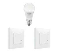 Legrand 199220 - Extension Pack Valena Next con Netatmo: 2 Comandi di Illuminazione Wireless + 1 Lampadina Intelligente E27 Classico/Bianco