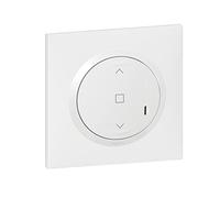 Legrand 199234 - Interruttore cablato con neutro collegato per tapparelle e persiane Dooxie with Netatmo completo (elementi di fissaggio, supporto, coprimozzo e piastra), colore: bianco