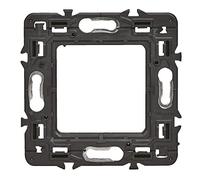 Legrand 200920 - Supporto Batibox per fissaggio a vite, 2 moduli, colore: Nero