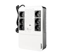 Legrand 310084 - Inverter Keor Multiplug con 6 prese e interruttore integrato, autonomia da 10 a 15 minuti, corrente 2P+T, 800VA, 480W