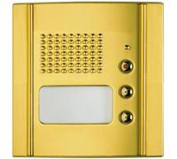 Legrand 333125, Placca frontale citofono, 2 pulsanti, ottone