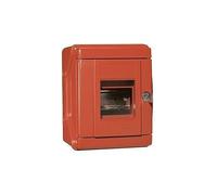 Legrand 38083 Sicurezza di sicurezza (rosso) IP 55-IK 07 per 4 moduli, incl. serratura integrata della cassetta delle chiavi, multicolore