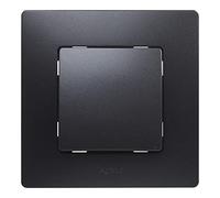 Legrand 396491 NL Pulsante Monobloc, Nero, Singolo