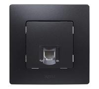 Legrand 396493 Presa telefonica RJ11 della gamma Niloé monoblock, meccanismo completo, colore nero