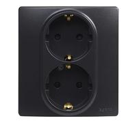 Legrand 396498 Interruttore doppio interruttore 10A della gamma Niloé monoblocco meccanismo completo nero