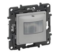 Legrand 398239 - Rilevatore di movimento componibile per installazione a incasso - Gamma Niloé Step - Colore Alluminio