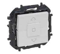 LEGRAND 398244B - Interruttore per persiane 6AX da incasso, gamma Niloé Step, colore: bianco